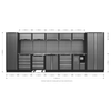 Superline PRO® Storage System with Stainless Worktop 4.92m