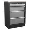 Superline PRO® Storage System with Wood Worktop 2.04m