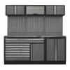 Superline PRO® Storage System with Stainless Steel Worktop 2.04m