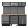 Superline PRO® Storage System with Pressed Wood Worktop 2.04m