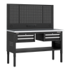 Superline PRO® Modular Workbench with 4 Drawers Stainless Steel Worktop 1525mm