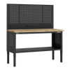 Superline PRO® Modular Workbench with Pegboard Back Panel Wooden Worktop 1525mm