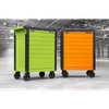 Superline PRO® Push-To-Open Rollcab 7 Drawer - Orange