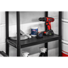 Plastic Racking Unit with 3 Shelves 25kg Capacity Per Level