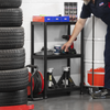 Plastic Racking Unit with 3 Shelves 25kg Capacity Per Level