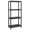 Plastic Racking Unit with 4 Shelves 25kg Capacity Per Level