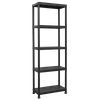Plastic Racking Unit with 5 Shelves 25kg Capacity Per Level