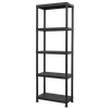 Plastic Racking Unit with 5 Shelves 25kg Capacity Per Level