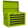 Superline PRO® Topchest, Mid-Box Tool Chest & Rollcab Combination 14 Drawer - Green