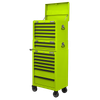 Superline PRO® Topchest, Mid-Box Tool Chest & Rollcab Combination 14 Drawer - Green