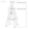 Premier Axle Stands (Pair) 10 Tonne Capacity per Stand High Level