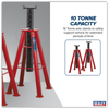 Premier Axle Stands (Pair) 10 Tonne Capacity per Stand High Level