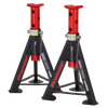 Premier Axle Stands (Pair) 6 Tonne Capacity per Stand - Red