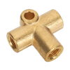 3-Way Brake Tube Connector 3/8"UNF x 24tpi