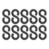 Plastic Chain S-Hook - Pack of 10