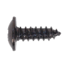 Self-Tapping Pozi Flanged Head Screw 4.2 x 13mm, Black - Pack of 100