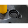 Post with Base - Black/Yellow