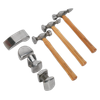 Drop-Forged Panel Beating Set with Hickory Shafts 7pc