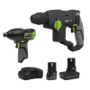 2 x SV10.8 Series Cordless Power Tool Kit 10.8V - 2 Batteries