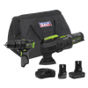 2 x SV10.8 Series Cordless Power Tool Kit 10.8V - 2 Batteries & Euro Plug