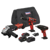 3 x SV20 Series Cordless Tool Combo Kit 20V - 2 Batteries