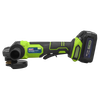 115mm Cordless Angle Grinder 18V 3Ah - Green