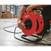 50m Heavy-Duty Cable Reel with Thermal Trip 4 x 230V