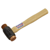 Premier Copper/Rawhide Faced Hammer with Hickory Shaft 1.5lb