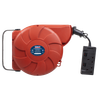 Cable Reel System Retractable 10m 2 x 230V Socket