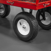 Platform Truck with Sides Pneumatic Tyres 350kg Capacity