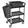Composite Workshop Trolley 3-Level/3 Wall