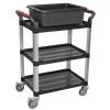 Composite Workshop Trolley 3-Level/3 Wall