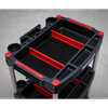 Composite Workshop Trolley with Parts Storage 3-Level