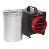 Industrial Fan Heater with Ducting 2kW