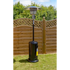 Dellonda Outdoor Garden Gas Patio Heater 13kW Commercial & Domestic Use, Black