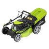 Dellonda Self-Propelled Petrol Lawnmower Grass Cutter with Height Adjustment & Grass Bag 144cc 18"/46cm 4-Stroke Engine