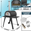 Dellonda Outdoor Wood-Fired Pizza Oven & Smoker