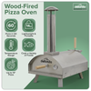 Dellonda Wood-Fired Pizza Oven 14" - Stainless Steel