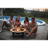 Dellonda 76cm Deluxe Traditional Style Fire Pit/Fireplace/Outdoor Heater - Slate