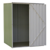 Dellonda Galvanized Steel Storage Shed with Pent Style Roof 151 x 151 x 200cm - Green