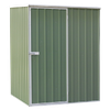 Dellonda Galvanized Steel Storage Shed with Pent Style Roof 151 x 151 x 200cm - Green