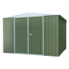 Dellonda Galvanized Steel Storage Shed with Apex Style Roof 300 x 300 x 220cm - Green