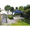 Dellonda Premium 2x2m Pop-Up Gazebo, Heavy Duty, PVC Coated, Water-Resistant Fabric, Supplied with Carry Bag, Rope, Stakes & Weight Bags - Blue Canopy