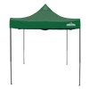 Dellonda Premium 2 x 2m Pop-Up Gazebo, Heavy Duty, PVC Coated,  Water-Resistant Fabric, Supplied with Carry Bag, Rope, Stakes & Weight Bags - Dark Green Canopy
