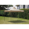 Dellonda Premium 3 x 3m Pop-Up Gazebo, PVC Coated, Water-Resistant Fabric, Supplied with Carry Bag, Rope, Stakes & Weight Bags - Beige Canopy