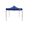 Dellonda Premium 3 x 3m Pop-Up Gazebo, PVC Coated, Water-Resistant Fabric, Supplied with Carry Bag, Rope, Stakes & Weight Bags - Blue Canopy