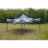 Dellonda Premium 3 x 3m Pop-Up Gazebo, PVC Coated, Water-Resistant Fabric, Supplied with Carry Bag, Rope, Stakes & Weight Bags - Grey Canopy