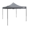 Dellonda Premium 3 x 3m Pop-Up Gazebo, PVC Coated, Water-Resistant Fabric, Supplied with Carry Bag, Rope, Stakes & Weight Bags - Grey Canopy