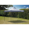 Dellonda Premium 3 x 3m Pop-Up Gazebo, PVC Coated, Water-Resistant Fabric, Supplied with Carry Bag, Rope, Stakes & Weight Bags - Grey Canopy