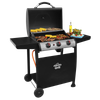 Dellonda 3 Burner Gas BBQ Grill with Piezo Ignition & Thermometer